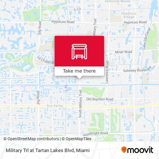Mapa de Military Trl at  Tartan Lakes Blvd