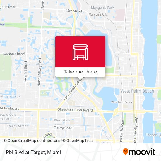 Mapa de Pbl Blvd at Target