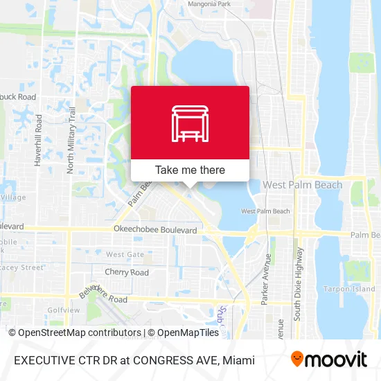 EXECUTIVE CTR DR at CONGRESS AVE map