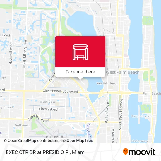 EXEC CTR DR at PRESIDIO PI map