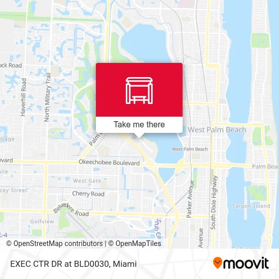EXEC CTR DR at BLD0030 map