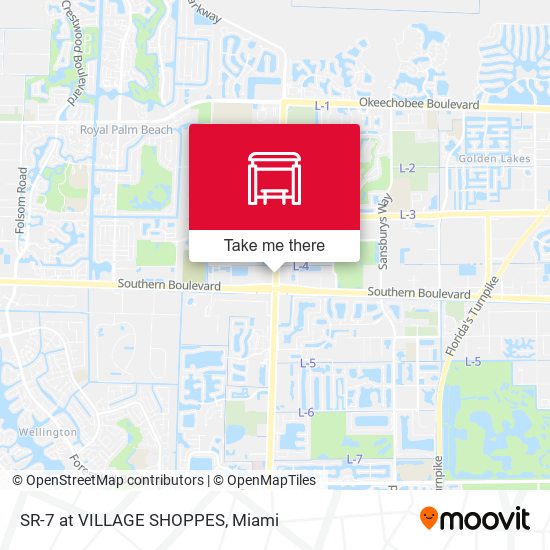 SR-7 at VILLAGE SHOPPES map