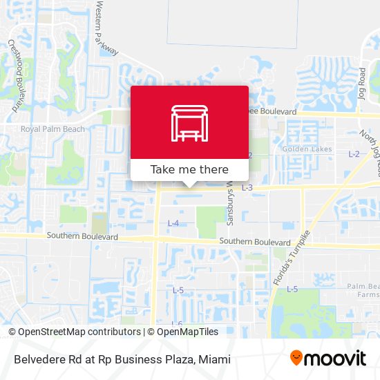 Mapa de Belvedere Rd at Rp Business Plaza