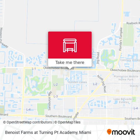Mapa de Benoist Farms at Turning Pt Academy