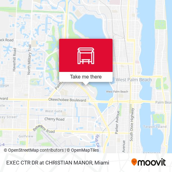 Mapa de EXEC CTR DR at CHRISTIAN MANOR