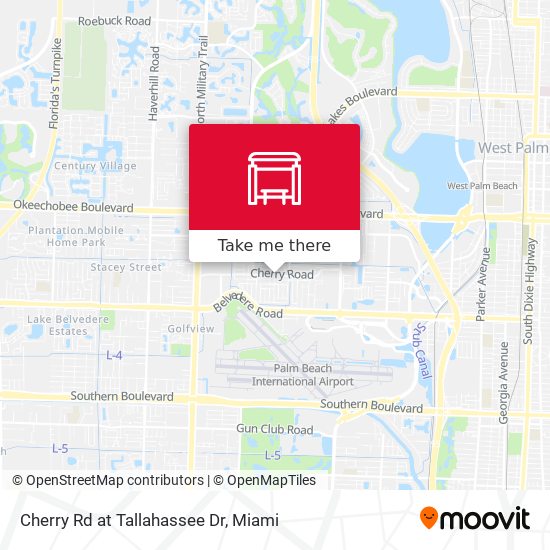 Mapa de Cherry Rd at  Tallahassee Dr