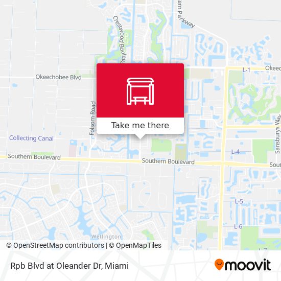 Rpb Blvd at Oleander Dr map