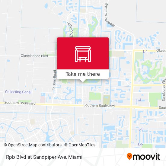 Rpb Blvd at Sandpiper Ave map