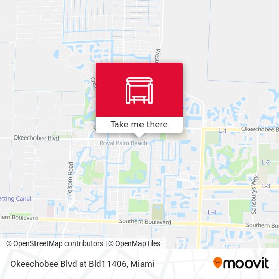 Mapa de Okeechobee Blvd at Bld11406