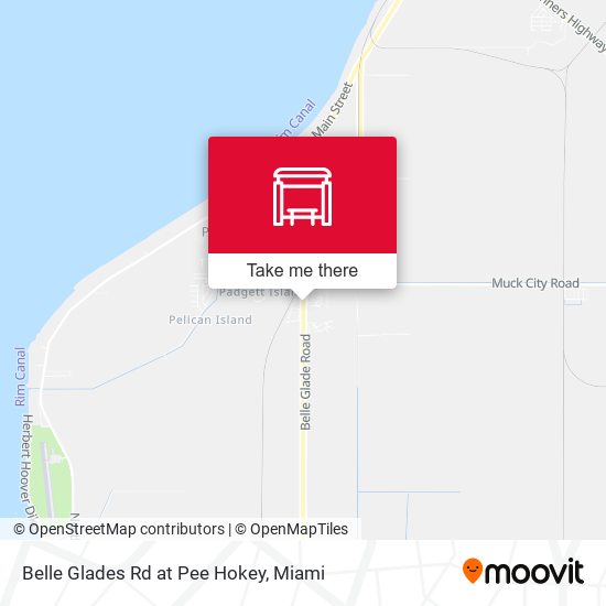 Belle Glades Rd at Pee Hokey map