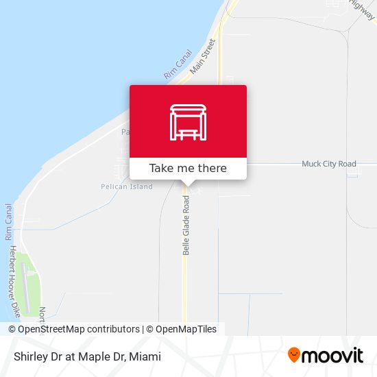 Shirley Dr at  Maple Dr map