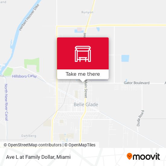 Ave L at Family Dollar map