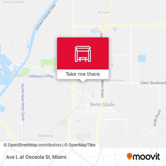 Mapa de Ave L at Osceola St