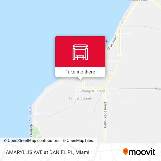 AMARYLLIS AVE at DANIEL PL map