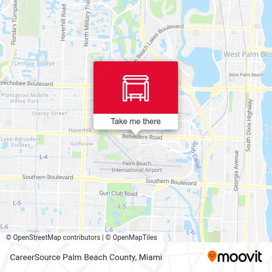 CareerSource Palm Beach County map