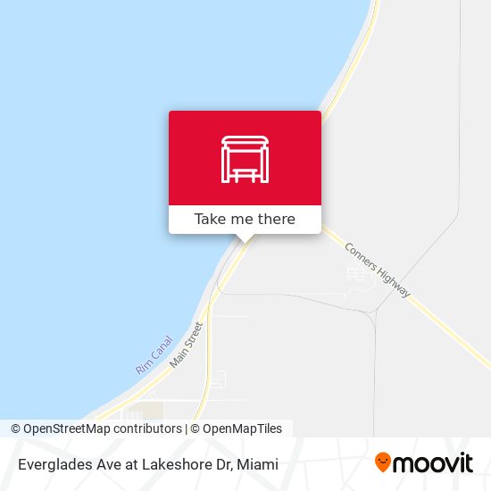 Everglades Ave at  Lakeshore Dr map