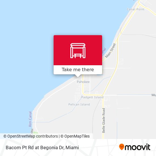 Bacom Pt Rd at Begonia Dr map