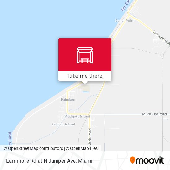 Mapa de Larrimore Rd at N Juniper Ave