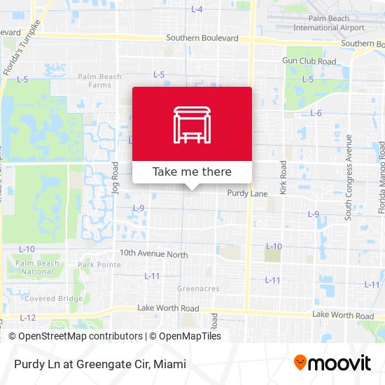 Purdy Ln at  Greengate Cir map