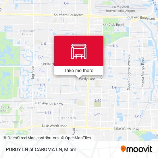 Purdy Ln at  Caroma Ln map