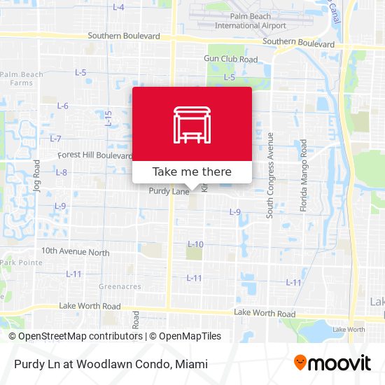 Purdy Ln at  Woodlawn Condo map