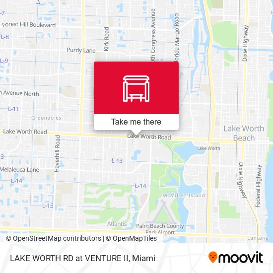 LAKE WORTH RD at VENTURE II map