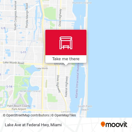 Mapa de Lake Ave at  Federal Hwy