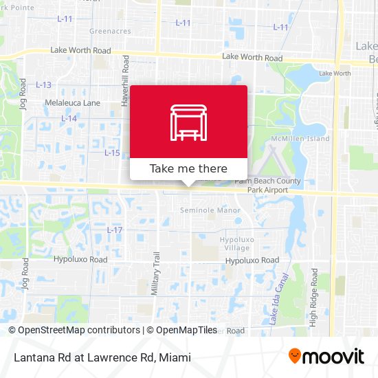 Lantana Rd at Lawrence Rd map