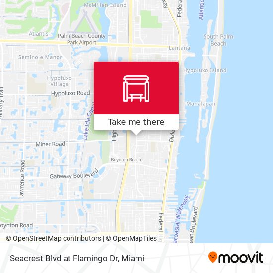 Mapa de Seacrest Blvd at Flamingo Dr