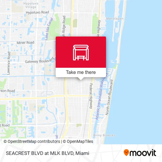SEACREST BLVD at MLK BLVD map