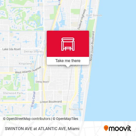 Mapa de SWINTON AVE at  ATLANTIC AVE