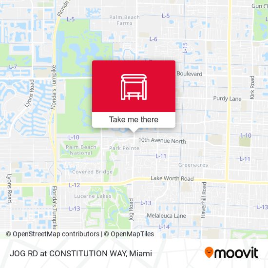 JOG RD at CONSTITUTION WAY map