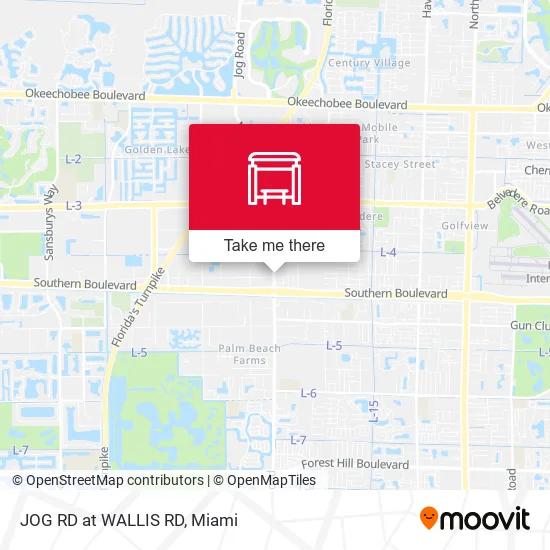 JOG RD at WALLIS RD map