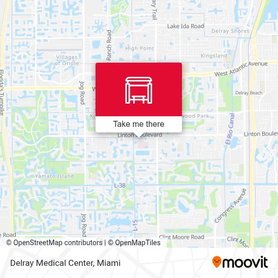 Delray Medical Center map