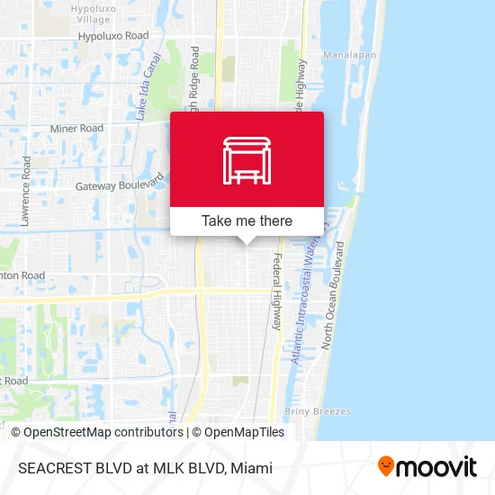 SEACREST BLVD at MLK BLVD map