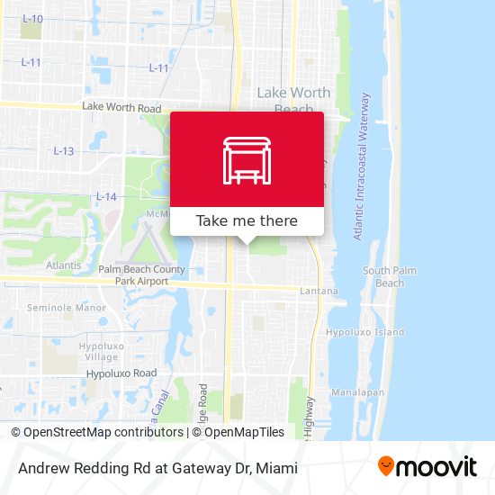 Andrew Redding Rd at Gateway Dr map