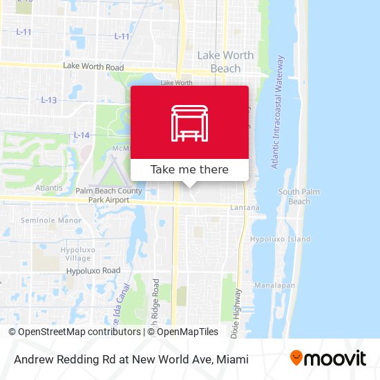 Mapa de Andrew Redding Rd at New World Ave