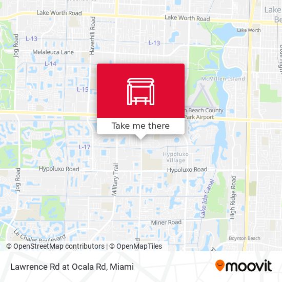 Lawrence Rd at  Ocala Rd map