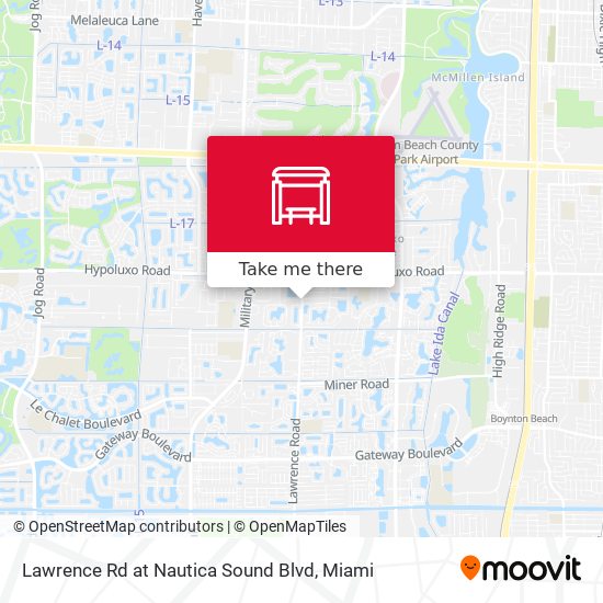 Lawrence Rd at Nautica Sound Blvd map