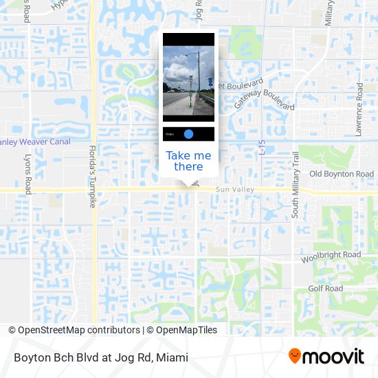 Mapa de Boyton Bch Blvd at Jog Rd