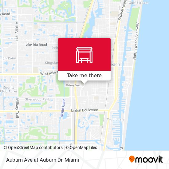 Mapa de Auburn Ave at  Auburn Dr