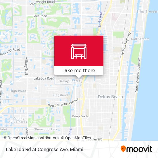Mapa de Lake Ida Rd at  Congress Ave