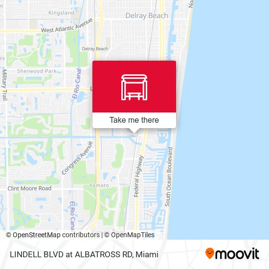Mapa de LINDELL BLVD at ALBATROSS RD