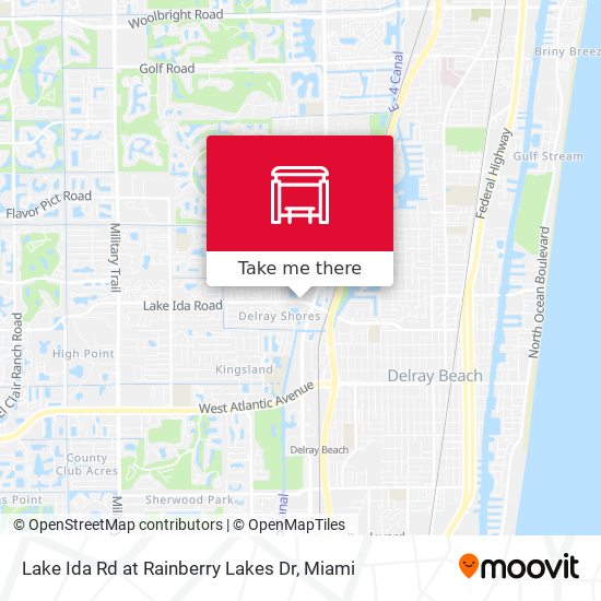 Lake Ida Rd at  Rainberry Lakes Dr map