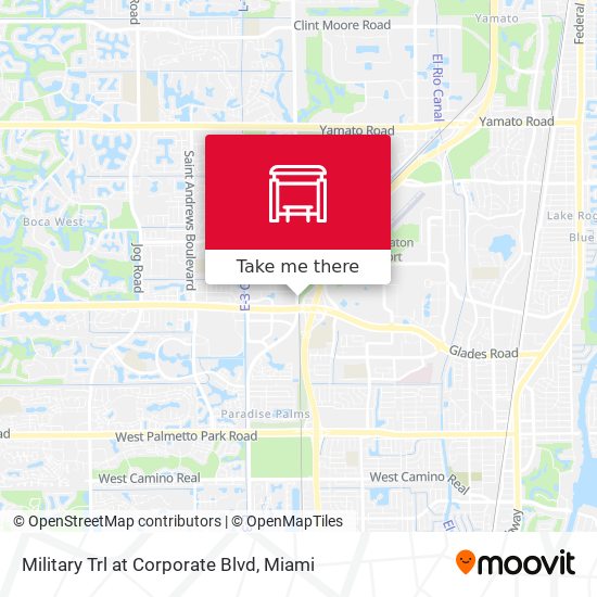 Mapa de Military Trl at  Corporate Blvd