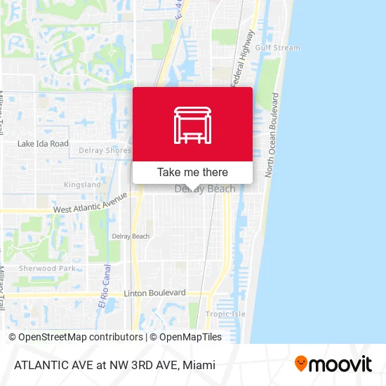 Mapa de ATLANTIC AVE at NW 3RD AVE