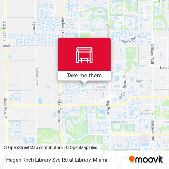 Hagen Rnch Library Svc Rd at Library map