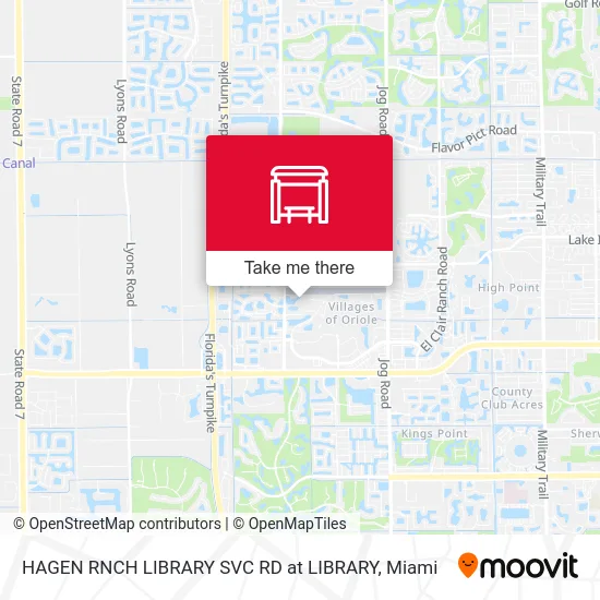 HAGEN RNCH LIBRARY SVC RD at LIBRARY map