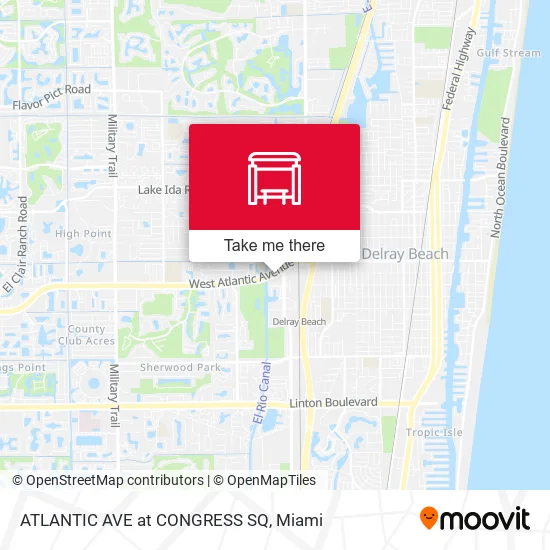 ATLANTIC AVE at  CONGRESS SQ map