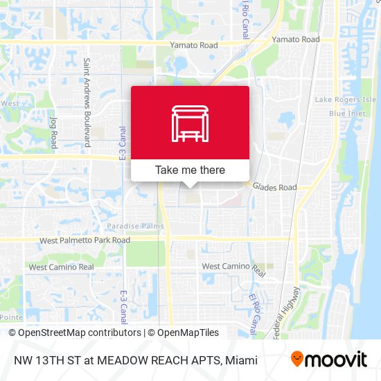 Mapa de NW 13th St at  Meadow Reach Apts